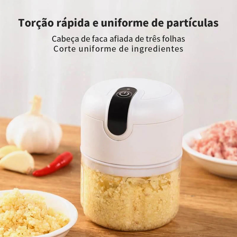 Triturador Elétrico Recarregável USB 250ml